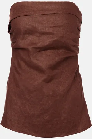 FAITHFULL THE BRAND Caen linen top