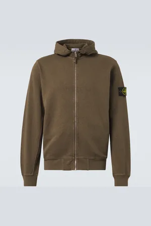 Stone Island Compass cotton zip-up hoodie