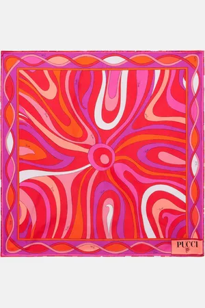 Puccini Marmo silk twill scarf