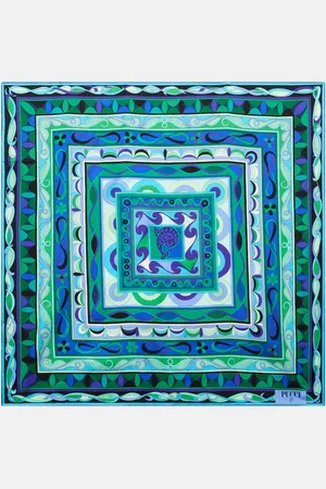 Puccini Printed silk twill scarf