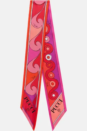 Puccini Iride silk twill scarf