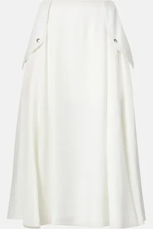 Bottega Veneta Pleated midi skirt