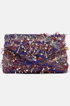 DRIES VAN NOTEN Embellished clutch