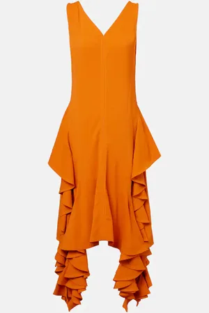 Bottega Veneta Ruffled midi dress