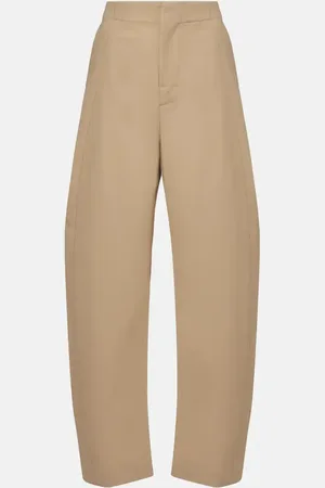 Bottega Veneta Cotton twill wide-leg pants