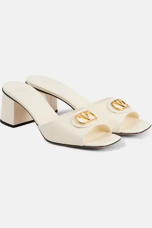 VALENTINO GARAVANI VLogo leather mules