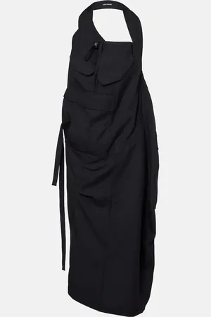 JUNYA WATANABE Halterneck wool midi dress