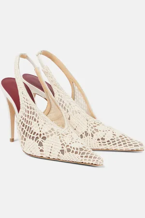 MAGDA BUTRYM 105 crochet slingback pumps