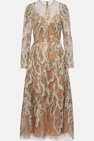 Elie saab Embroidered cocktail dress