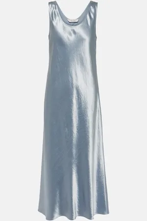 Max Mara Talete satin slip dress