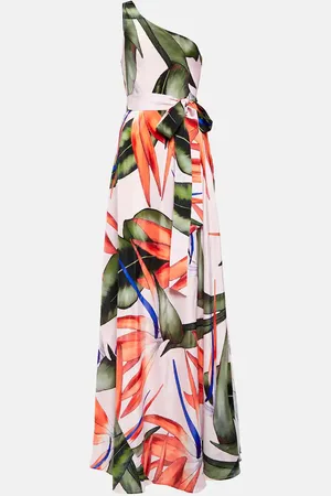 ALEXANDRA MIRO Odetta crÃªpe de chine maxi dress