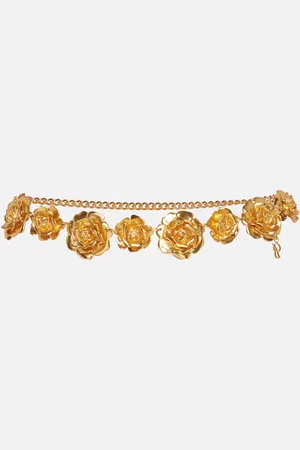 BLUMARINE Rose chain belt