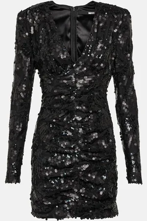 ROTATE Sequined wrap dress
