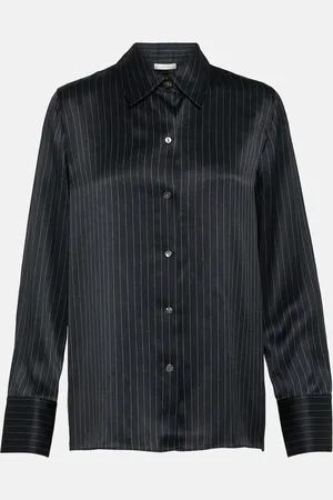 Vince Pinstripe silk shirt