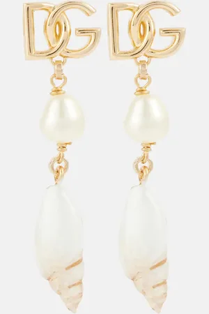 Dolce & Gabbana Capri DG embellished drop earrings