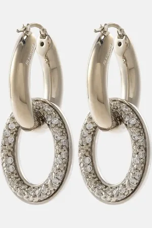 Jil Sander Embellished drop earrings