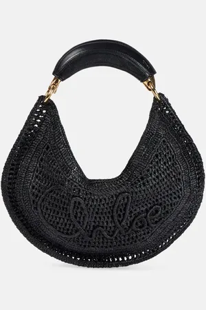 Chloé Summer Banana raffia effect tote bag