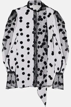 Nina Ricci Puff-sleeve gathered shirt