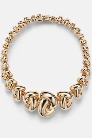 Jennifer Fisher Multi Knot 10kt necklace