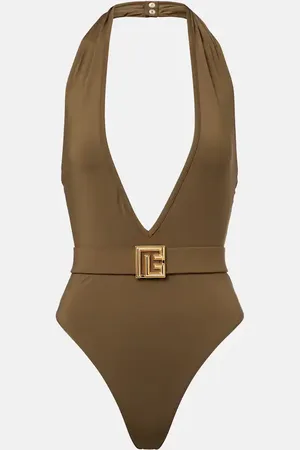 Balmain Belted swimsuit