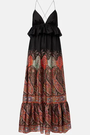 ZIMMERMANN Rhiannon paisley ruffled silk maxi dress