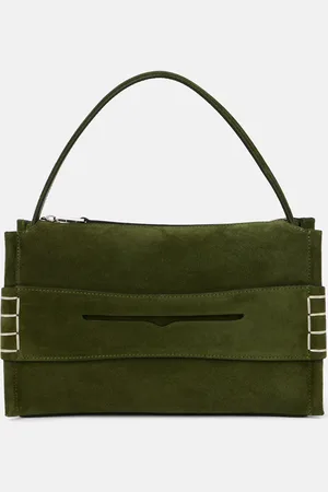 J.W.Anderson Loafer Small suede shoulder bag