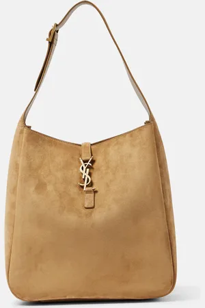 Saint Laurent Le 5 Ã 7 Supple Large suede shoulder bag