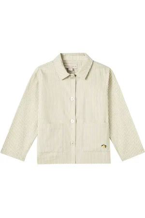 Konges Sløjd Frankie striped cotton overshirt