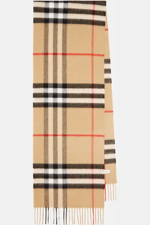 Burberry Check cashmere scarf