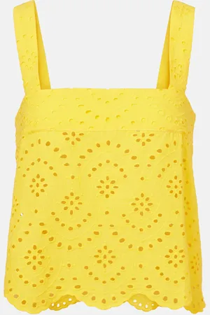 POUPETTE ST BARTH Noa broderie anglaise cotton top
