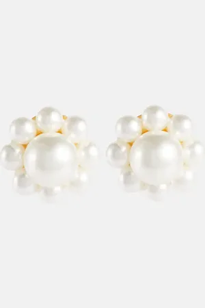 Simone Rocha Daisy stud earrings