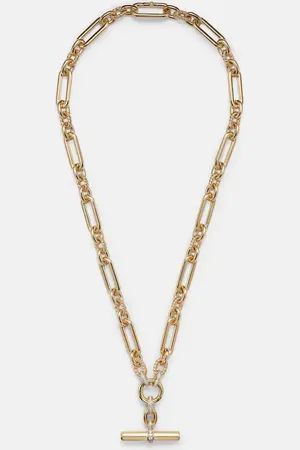 David Yurman Lexington 18kt chain necklace with diamonds