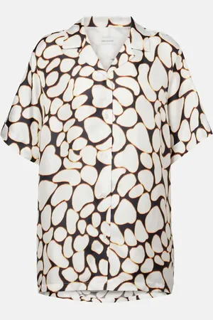 DRIES VAN NOTEN Clive printed silk shirt