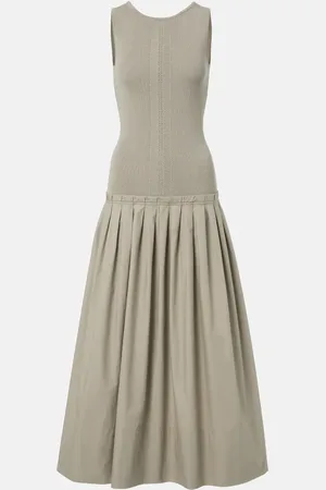 Proenza Schouler White Label Malia pleated maxi dress