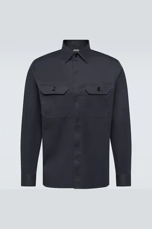 Ermenegildo Zegna Cotton-blend overshirt