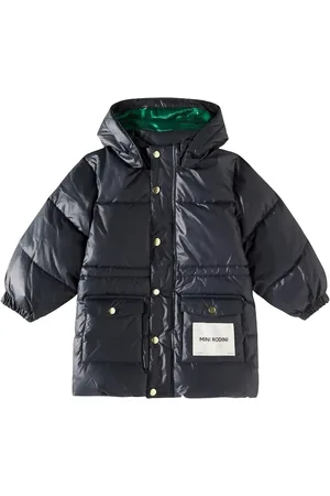 Mini Rodini Logo puffer coat
