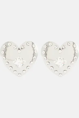 Alessandra Rich Crystal-embellished earrings