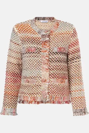 VERONICA BEARD Sariyah cotton and wool-blend knit jacket
