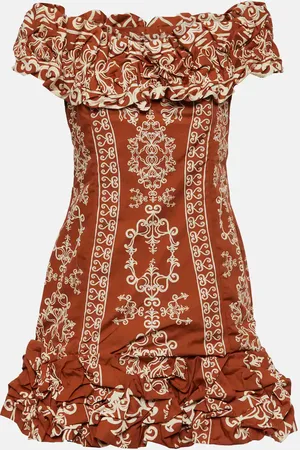 Agua by Agua Bendita Jardin Calados cotton poplin minidress