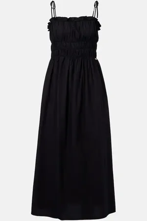 Melissa Odabash Ophelia smocked cotton midi dress