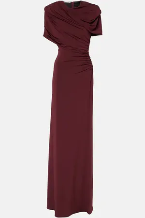 Stella McCartney Draped open-back satin gown