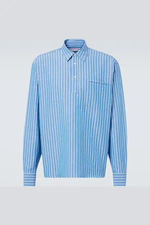 Orlebar Brown Striped linen and cotton shirt