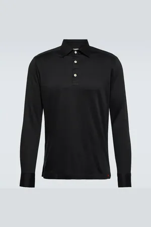 Kiton Cotton poplin polo top