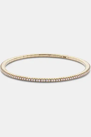 BUCHERER FINE JEWELLERY Stretchy 18kt gold bracelet with diamonds