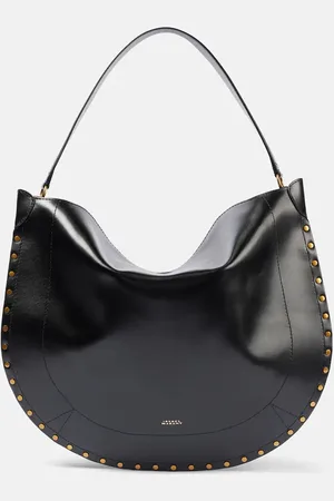 Isabel Marant Oskan studded leather shoulder bag