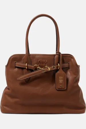 Miu Miu Aventure Large leather tote bag