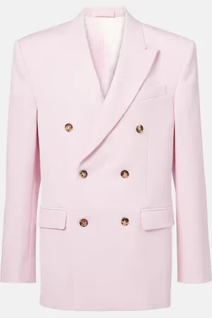 WARDROBE.NYC Double-breasted virgin wool blazer