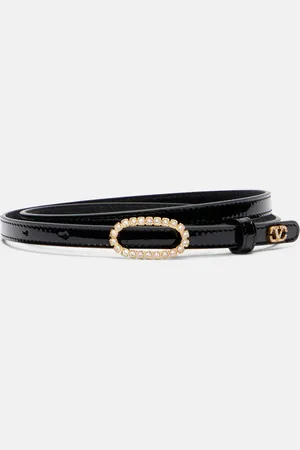 VALENTINO GARAVANI VLogo embellished leather belt