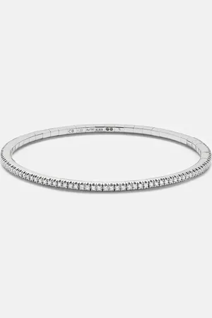 BUCHERER FINE JEWELLERY Stretchy 18kt white gold bracelet with diamonds