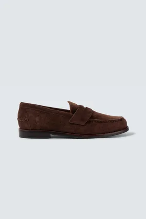 Ralph Lauren Logo suede loafers
